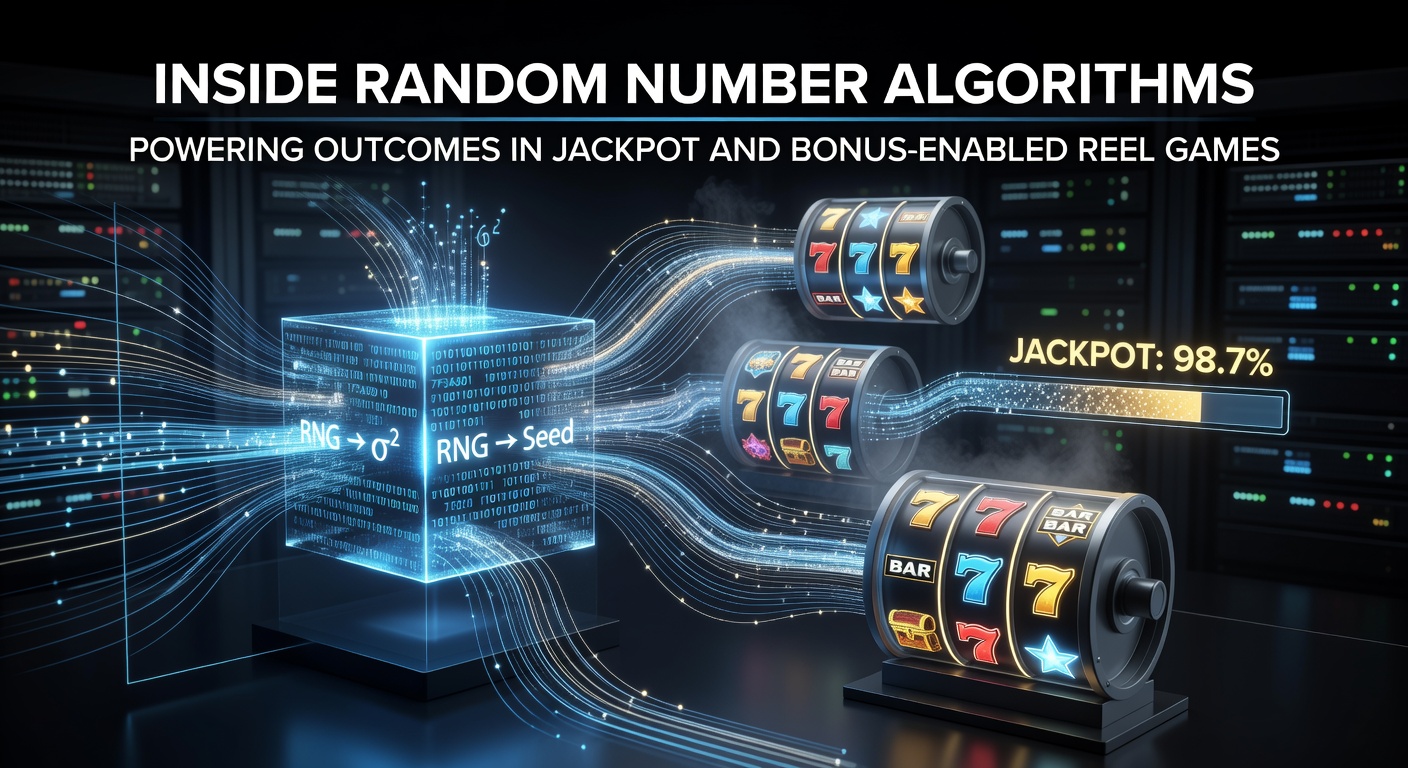 Illustration of RNG output mapping to reel symbols and bonus trigger conditions in a jackpot-enabled game