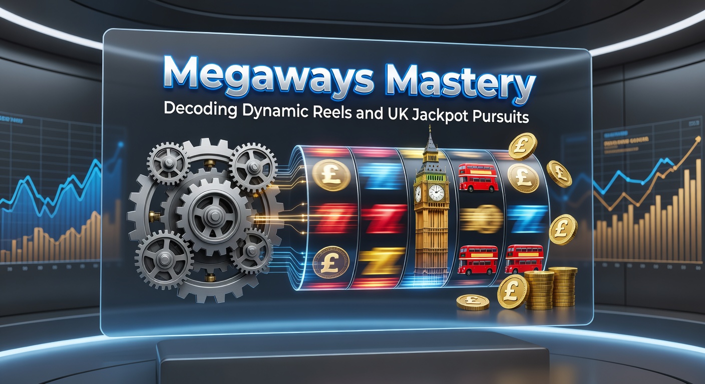 Vibrant Megaways slot reels expanding dynamically with cascading symbols and jackpot meters building excitement