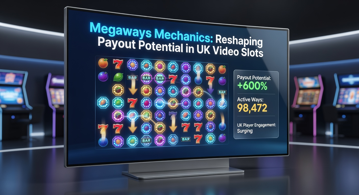 Close-up of a Megaways bonus round with exploding multipliers and cascading wins building massive payouts on screen