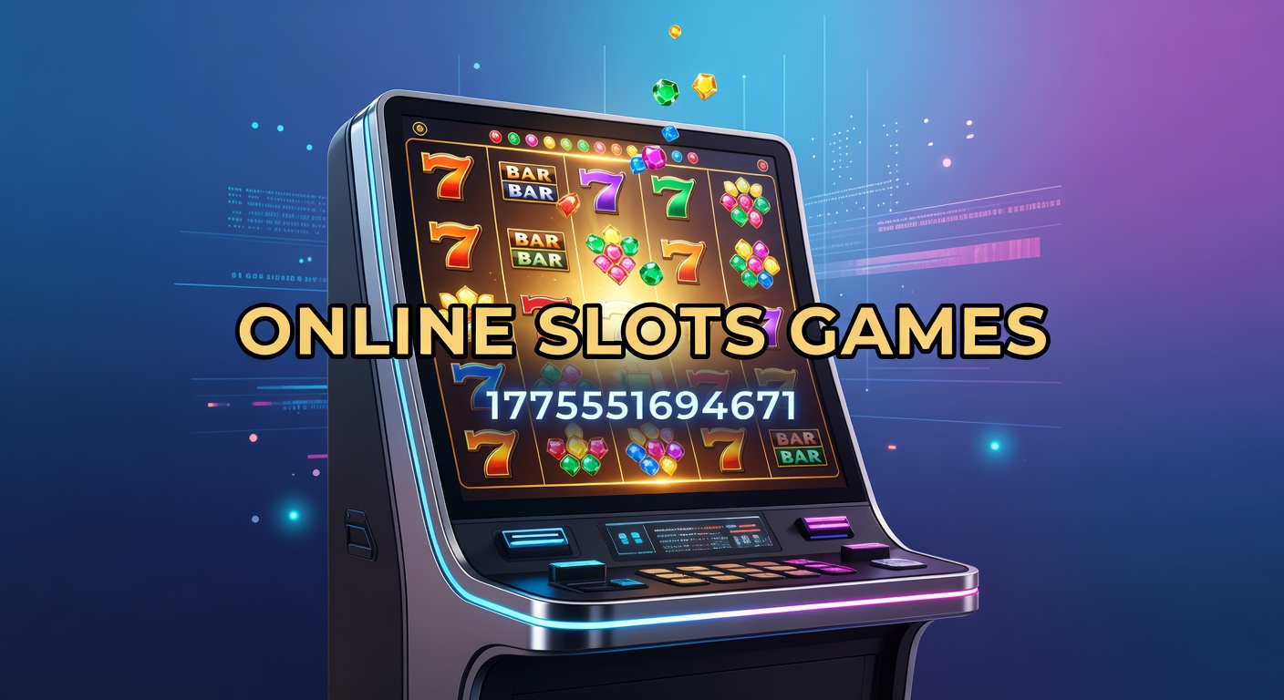 Vibrant digital slot reels spinning with colorful symbols and jackpot lights illuminating a modern online casino interface