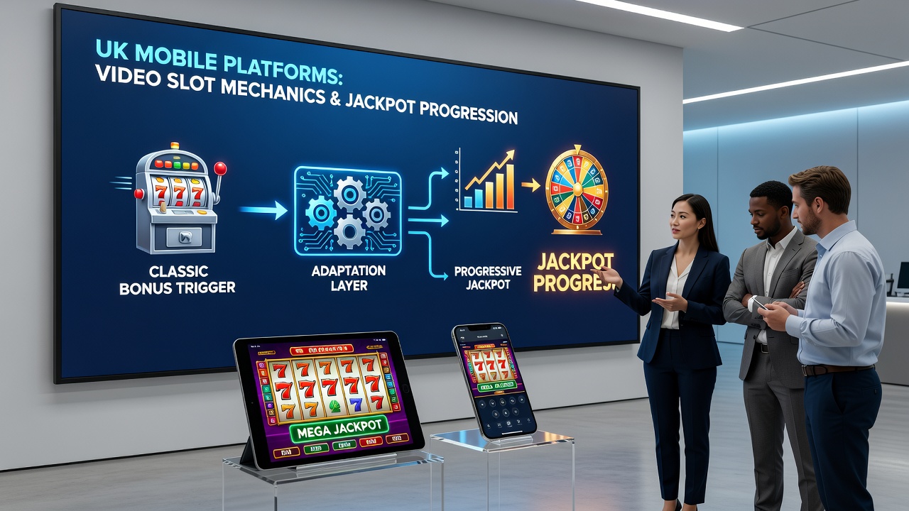 Detailed view of video slot jackpot progression interface on UK mobile platforms